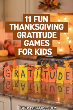 thanksgiving games for kids to play in the kitchen