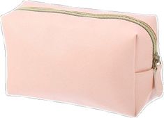 Versatile Pink Cosmetic Bag With Zipper Closure, Brush Organizer, Large Makeup Bag, Leather Makeup Bag, Travel Makeup Bag, Make Up Brush, Pink M, Organizer Bag, Makeup Bags Travel