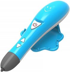 an electric toothbrush is shown in the shape of a cartoon character's head