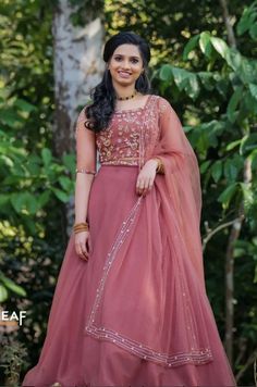 WhatsApp on 9496803123 to customise your handcrafted designer bridal wear with us online. Book your appointment today. We do ship internationally. (Pics for reference) Onion Pink Lehenga Bridal, Lahanga Blouse Design Latest, Lahanga Design Latest Simple, Reception Dress Bride Indian Lehenga, Kerala Engagement Lehenga, Lahanga Design Latest, Reception Dress Bride Indian, Party Frock Designs