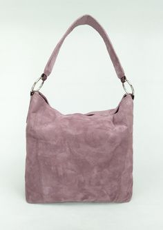 "This is Shayan hobo bag from suede Italian leather with a unique soft surface in puce color (dark pink) Shayan hobo bag is highly functional, providing you with plenty of space to carry your essentials around with ease. Dimensions: Height - 26 cm ( 10.24 \") Width - 27 cm ( 10.63 \") Depth- 12 cm ( 4.72 \") (depth is measured across bottom of backpack) Key features: * The sturdy zip closure ensures that your belongings remain safe, whether you're at work or traveling. * A large front pocket tha Suede Hobo Bag With Removable Pouch And Double Handle, Suede Hobo Bag With Removable Pouch, Suede Soft Leather Hobo Shoulder Bag, Suede Soft Leather Hobo Bag, Soft Leather Suede Hobo Bag, Rectangular Suede Hobo Bag With Soft Leather, Suede Lined Hobo Shoulder Bag, Rectangular Soft Leather Suede Hobo Bag, Suede Hobo Bag With Double Handle