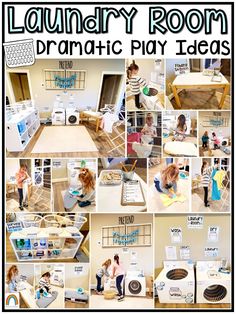 the laundry room dramatic play ideas are great for kids and adults to learn how to use it