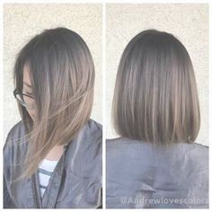 Beige Babylights, Haircuts For Medium Length Hair, Straight Hair Cuts, Short Straight Hair, Short Hair Balayage, Haircuts Straight Hair, Ash Brown, Brown Blonde Hair, Ombre Hair Color