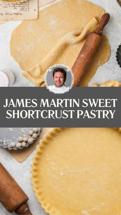 James Martin Sweet Shortcrust Pastry Sweet Pastry Recipes, Sweet Shortcrust Pastry Recipe, James Martin Recipes, Famous Chef, British Recipes, Chefs Table, Pastry Crust, Shortcrust Pastry