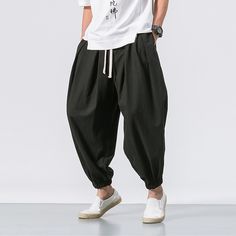 Season:Spring  Summer; Fabric:Linen Cotton Blend; Gender:Men's; Style:Casual,Hip-Hop,Boho,Hippie; Occasion:Daily,Gym,Streetwear; Fit Type:Loose Fit; Waistline:Mid Waist; Pattern:Plain; Design:Drop Crotch,Elastic Waist,Drawstring; Pants Type:Joggers,Trousers,Beach Pants,Linen Pants,Baggy Harem Pants,Boho Pants,Summer Pants; Front page:FF; Hips:null; Length:null; Waist:null; Fit US Size:null; Fit UK Size:null; Fit EU Size:null Mens Harem Pants Sewing Pattern, Gym Streetwear, Long Pants Casual, Plus Size Yoga, Pants Linen, Pants Baggy, Cotton Linen Pants, Pants Summer, Men Plus Size