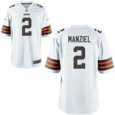 Mens Nike Johnny Manziel White Cleveland Browns 2014 NFL Draft #2 Pick Round 1 Game Jersey Chargers Jersey, Nike Jersey, Watch Football, Nfl Fans