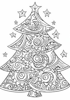 Skill-Enhancing Christmas Tree Coloring Page - Kids' Growth Christmas Mandala Art, Mosaic Christmas Tree, Christmas Tree Coloring, Printable Christmas Tree, Mosaic Christmas, Tree Coloring, Christmas Mandala, Christmas Coloring Sheets, Christmas Tree Coloring Page