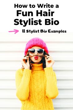 Craft your stylist biography with these fun hairstylist biography examples Hair Stylist Introduction, Instagram Bio Ideas Hairstylist, Hair Stylist Bio Examples, Bio For Hairstylist, Salon Bio Examples, Hairstylist Bio Instagram, Hair Stylist Instagram Bio, Hairstylist Instagram Bio, Hairstylist Bio Examples