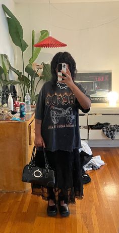 which us our fav 🤔 | TikTok Flowy Skirt Tshirt Outfit, Black Oversized Tshirt Outfit Korean, Oversized Shirt And Long Skirt, Spring Oversized Outfits, Oversized Tshirt Skirt Outfit Korean, Long Skirt Outfits With Tshirt, Long Black Lace Skirt Outfit Ideas, Midi Skirt With Oversized Shirt, T Shirt With Maxi Skirt Outfit