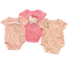 Adorable Hello Kitty 3 Piece Set Hello Kitty Baby, Kitty Baby, Future Baby, 3 Piece, Pink White, Hello Kitty, Kids Shop, Kitty