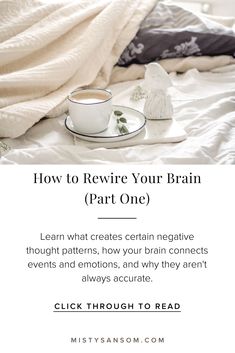 Learn what creates certain negative thought patterns, how your brain connects events and emotions, and why they aren't always accurate. This article is a great dive into personal growth and development, self-improvement and creating a postive mindset. Click through to read! #personalgrowthtips #selfgrowth #selfdiscovery #personalgrowth #personaldevelopment #lifepurpose #changeyourlife Brain Parts, Rewire Your Brain, Thought Patterns, Feeling Nauseous, Development Quotes, Mood Changes, Finding Purpose, Feeling Sick