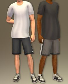 two animated men standing next to each other