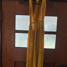 Never Been Worn! Really Lovely Drapy Fabric! Mustard Yellow Wedding Guest Dress, Mustard Dress, Mustard Dressing, Mustard, Colorful Dresses, Midi Dress, Womens Dresses, Brand New, Fabric