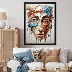 This beautiful "Surrealism Metamorphic Portrait I" wall art is printed on premium quality cotton canvas using the finest fade-resistant ink. We offer a versatile range to cater to your unique aesthetic preferences. The canvas enhances the artwork's beauty and provides a sense of structure to your wall decor. Your artwork seamlessly integrates with your home or office decor. Trinx Format: Black Picture Framed, Size: 32" H x 24" W x 1" D | Trinx Quetzali Surrealism Metamorphic Portrait I - Print o Street Wall Art, 3 Piece Painting, Abstract Canvas Wall Art, Black Picture Frames, Gold Picture Frames, Framed Canvas Wall Art, Modern Art Abstract, Trademark Fine Art, Framed Canvas Art