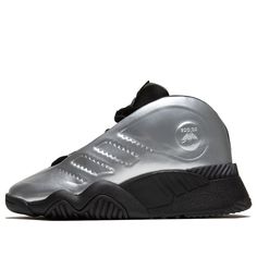 adidas Alexander Wang x Futureshell 'Platinum Metallic' Platinum Metallic/Platinum Metallic Basketball Shoes/Sneakers Adidas Alexander Wang, Shoes Sneakers High Tops, Black Laces, The Club, Stylish Sneakers, Mens Shoes Sneakers, Alexander Wang, Leather Sneakers, Puma Sneaker