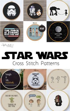 the star wars cross stitch patterns