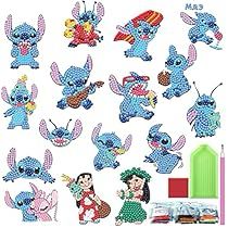 Disney Cute, Fashion Angels, Mosaic Kits, Stitch Cartoon, Cute Stitch, Craft Kits For Kids, Diy Diamond Painting, Birthday Gifts For Kids, Kits For Kids