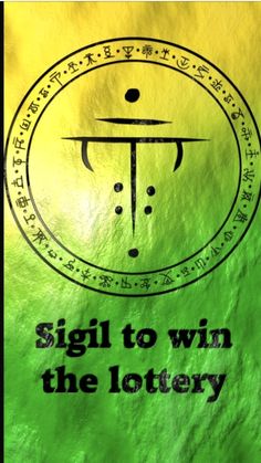 Sigil For Winning The Lottery, Sigil For Wealth, Sigil To Win The Lottery, Sigils And Meanings Money, Sigil For Good Luck, Sigil For Luck And Money, Good Luck Sigil, Win The Lottery, Symbole Viking