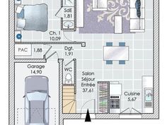 the floor plan for a small apartment with an attached bathroom and living room, dining area