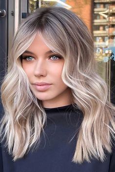 30 Breathtaking Ash Blonde Hair Color Ideas That Are On Trend Blonde Ash Brown Hair, Dark Smokey Blonde Hair, Platinum Blonde Lowlights, Ash Blonde Hair With Money Piece Highlights, Fall Blonde Hair Color Balayage Ash, Platinum Blonde Balayage Ombre Ash Brown Hair Color Ideas, Blondish Hair Color, Beige Hair Color Ash Blonde, Smudge Hair Color