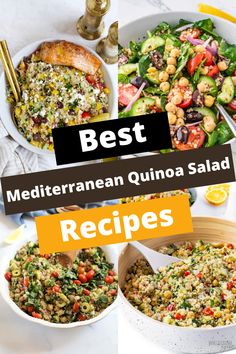 the best mediterraneanan quinoa salad recipes