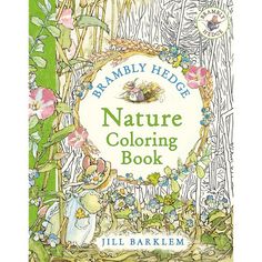 a book with an image of a rabbit in the woods and flowers on it's cover