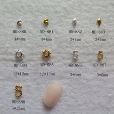 MD880-888 5pcs Fancy Metal Charms Nail Charms Nail Art - Etsy Cellphone Case, Metal Charms, Stick On Nails, Nail Charms, Nail Art Decorations, Nail Tools, Metal Charm, Pretty And Cute, Conch