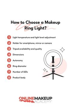 Makeup Ring Light, Ring Lights, Business Branding Inspiration, Makeup Brushes Guide