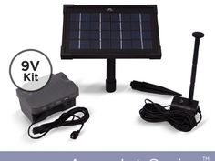 an image of a solar powered device with power cord and plugged in charger