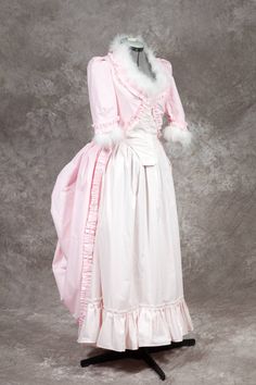 One of the most popular gowns of the 18th century. Here is the fabric cotton, the dress was made as an example. Can be made of silk (additional cost for fabric). Custom sized to your measurements. Please send me bust, waist, hip and length measurements after the order has been completed. Can be shipped in other countries, please feel free to ask. There are a lot of different historical dresses and costumes in my shop, feel free to visit under http://www.etsy.com/shop/innatiourine Rococo Dress, Womens Costumes, Historical Dresses, Women's Costumes, Marie Antoinette, Measurement Length, Rococo, 18th Century, Fabric Cotton