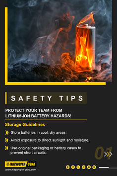 In today's fast-paced industries, lithium-ion batteries power our tools and devices, but they also pose serious risks if mishandled. Share these tips with your team to mitigate risks and uphold industry standards. 

Enroll your employees in our comprehensive course on Shipping Lithium Cells & Batteries to equip them with the right knowledge! Course Completion Certificate, Final Examination, Cargo Transport, Training Certificate, Group Training, Final Exams