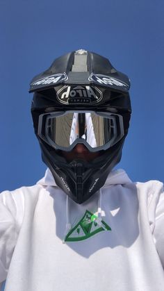 a person wearing a helmet and goggles