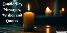 Candle Day Messages Candle Quotes, First Sunday, Quote Of The Day, Social Media, Media