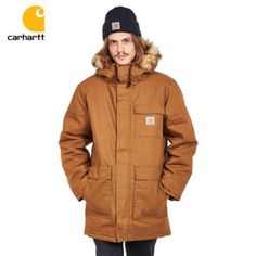 PLEASE ASK ANY QUESTION BEFORE BUYING  THIS IS USED CLOTHING PLEASE DON'T EXPECTED IT TO BE LIKE NEW OR IN PRISTINE  CONDITIONS!! Carhartt Canvas Chore Parka Jacket  Tag Carhartt  Material cotton  Size on tag XL (x-large) Measures About (Approximately)  -Armpit to Ampit : 29 inch -Length (back collar down) : 36 inch -Shoulders : 22 inch -Sleeve Length : 26.5 inch Condition : used good condition  9.5/10 **No Tears, No Stains And No Holes** PLEASE READ THE DESCRIPTION AND POLICY BEFORE BUYING ACCE Casual Fall Parka For Winter Sports, Fall Outerwear With Drawstring Hood For Winter Sports, Casual Heavyweight Outerwear With Drawstring Hood, Urban Heavyweight Outerwear For Fall, Heavyweight Casual Long Sleeve Outerwear, Heavyweight Long Sleeve Casual Outerwear, Heavyweight Hooded Outerwear For Streetwear, Heavyweight Winter Outerwear With Drawstring Hood, Heavyweight Winter Outerwear For Streetwear