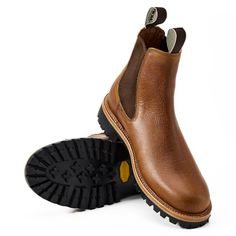 All-terrain Chelsea boots with sneaker-like comfort Brown High-top Chelsea Boots For Outdoor, Rugged Slip-on Chelsea Boots For Outdoor, Luxury Brown Chelsea Boots With Vibram Sole, Luxury Masculine Goodyear Welted Chelsea Boots, Luxury Lace-up Chelsea Boots For Men, Chelsea Boot, Chelsea Boots, Chelsea, Sneakers