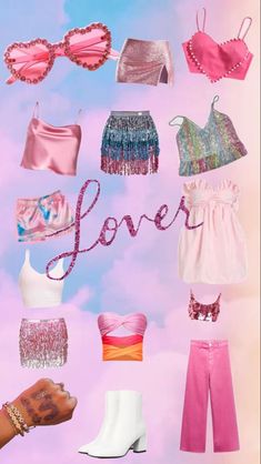 there are many different types of clothing on this page, including bras and panties