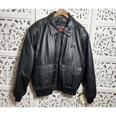 Nwt Reed Sportman Leather Thinsulated Black Leather Men Jacket Size Large. Condition Is New With Tags. Approximate Measurements Laying Flat Shoulder To Shoulder 22 Pit To Pit 27 Waist 19.5 (Stretch) Length 27 Classic Leather Jacket With Pockets For Streetwear, Pilot Style Outerwear With Padded Collar For Fall, Leather Biker Jacket For Cold Weather, Classic Leather Jacket With Pockets For Cold Weather, Black Pilot Style Outerwear For Fall, Pilot Style Fall Outerwear For Streetwear, Pilot Style Outerwear For Fall Streetwear, Casual Leather Jacket With Padded Collar For Cold Weather, Pilot Style Leather Outerwear For Fall