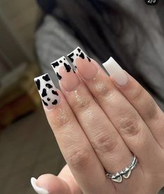 Rodeo Nails, Western Nails, Dope Nail Designs, Short Square Acrylic Nails