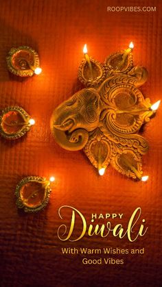 happy diwali with warm wishes and good vibes on the occasion of diwaling