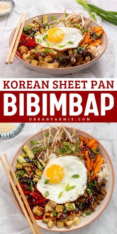 Bring vibrant flavors to your weeknight dinner ideas with this Korean Sheet Pan Bibimbap. This quick dish features crispy tofu, fried eggs, and vibrant roasted veggies drizzled with classic Korean flavors. Ready in just 35 minutes, it’s colorful, easy, and delicious!