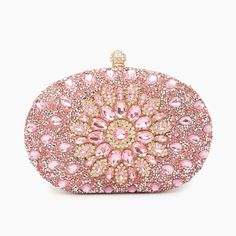 Pink Diamond Bag, Rhinestone Clutch, Pink Clutch, Luxurious Design, Beaded Purses, Deep Teal, Cute Bags, Love Ring, Bag Set