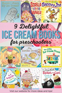 an image of ice cream books for preschoolers