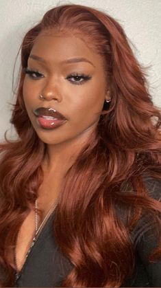 Ginger Hair Color, Body Wave Wig, Peruvian Hair, Human Hair Lace Wigs, Hair Quality, Hair Inspo Color, Reddish Brown, Ginger Hair, Natural Hair Color