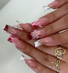 Birthday Nail, Girly Acrylic, Claw Nails, Long Nail, Short Acrylic, Nail Idea