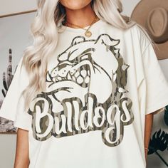 Bulldog Mascot, Photoshop Elements, School Spirit, Png Format, Custom Items, Sublimation Design, Sublimation Printing, Camouflage, Bulldog