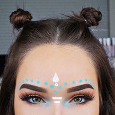 Coachella Make-up, Carnaval Make-up, Coachella Makeup, Fantasy Make-up, Boho Makeup, Festival Make Up, Festival Inspiration, Beauty Make-up