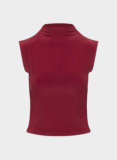 SMOOTH MATTER™ BOTANIST TANK | Aritzia Mock Neckline, Zip Sweater, Sleeveless Tank, Second Skin, Denim Shirt, Mock Neck, Active Wear, Cashmere, Tights