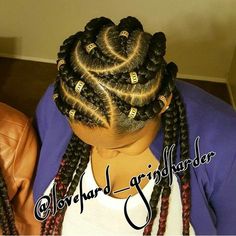 Knotless Braid Styles, Braided Ponytails, Knotless Braid, Cornrows Braids For Black Women, Braids With Shaved Sides, Goddess Braids Hairstyles, African Hair Braiding Styles