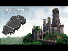 an image of a castle in minecraft with the text'the museum foundation '