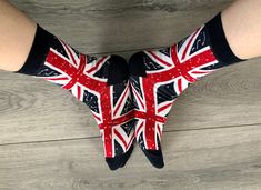 Vintage Union Jack British Flag Patriotic Socks, Novelty Fun Gift Women's Men's Socks Perfect gift idea for yourself, family, friends or loved ones! Stretchy, comfortable, lightweight, sweat-wicking, breathable.  Soft and gentle care for skin. Let you feel comfortable and pampered all the day. Suitable for most occasions such as fitness, business, casual, running, climbing, hiking... 40o Machine Wash Other socks models are available in our shop Material: %40 Cotton %26 Polyamide %22 Polyester %1 Red Mini Cooper, British Gifts, Fitness Business, British Flag, Men's Socks, Novelty Socks, Union Jack, Soft And Gentle, Up Girl